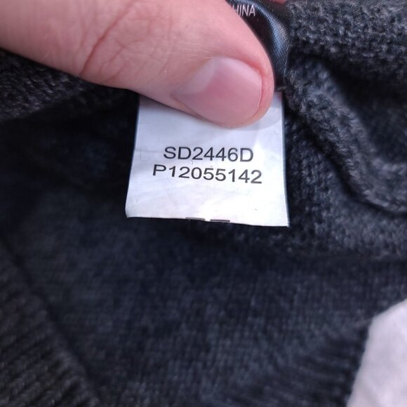 Swanndri Sweater Mens Small Mariner Zip Neck Gray Wool Outdoor Hiking Jacket - Picture 8 of 8